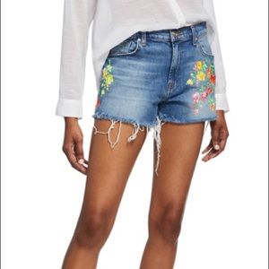 7 For All Mankind high-waisted short